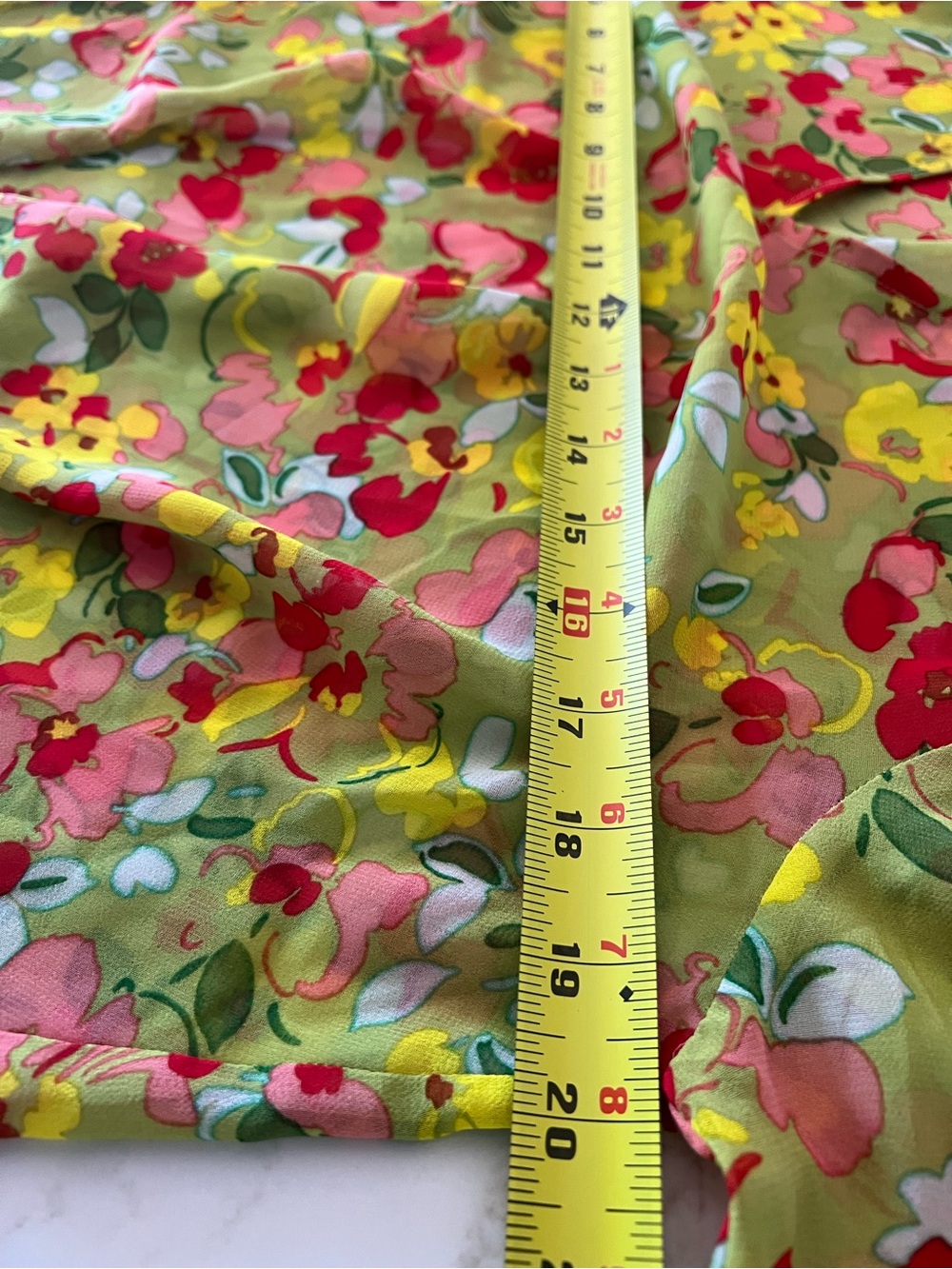 Cabi Playground Blouse Green Floral Cottagecore Boho Top Small - Picture 9 of 11